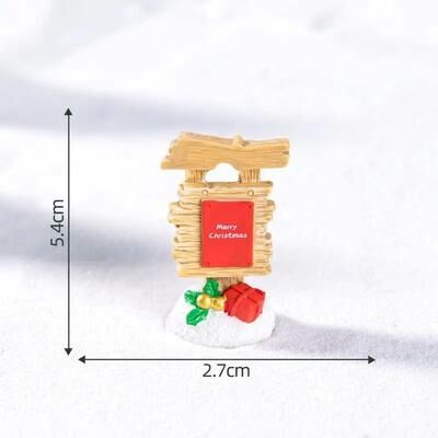 Uplift Essentials Resin Miniature Road Signs Realistic DIY Fairy Garden Ornaments & Micro Landscape Christmas Dollhouse Crafts style 3