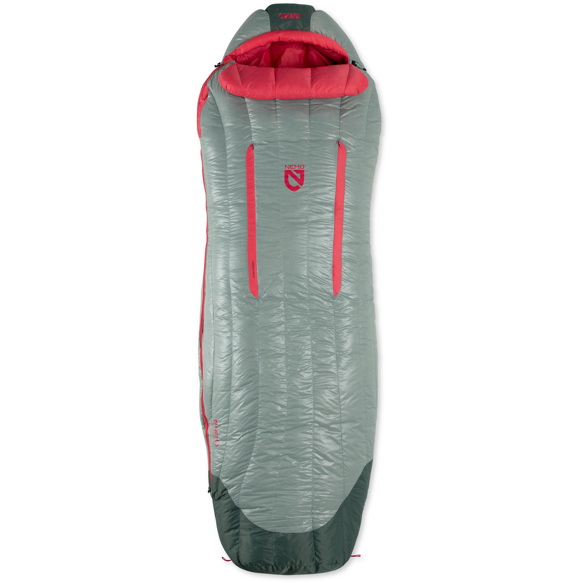 Nemo Equipment Riff 15 Schlafsack Damen Daunenschlafsäcke grau Größe max. 168cm Trekking Wasserabweisend