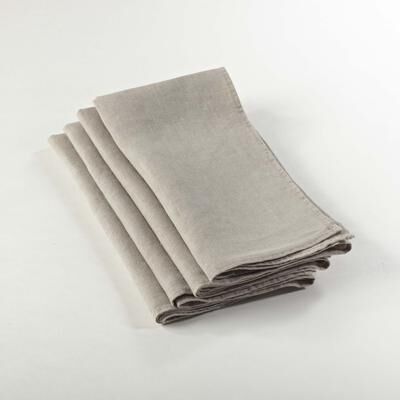 Saro Lifestyle 100% Linen Napkin