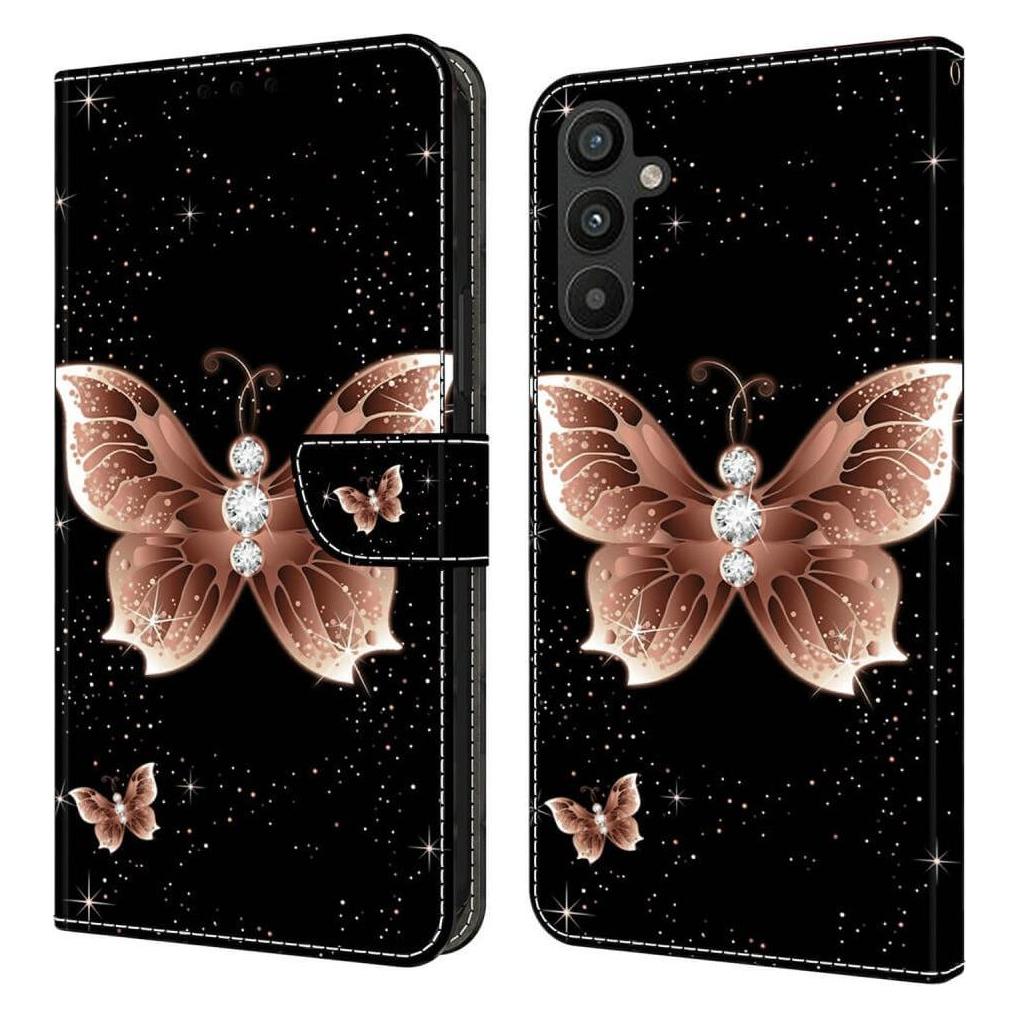 Cover-Discount Galaxy A15 - 3D-Effekt Hülle Etui Diamond Butterfly (Samsung Galaxy A15) (660164255L)