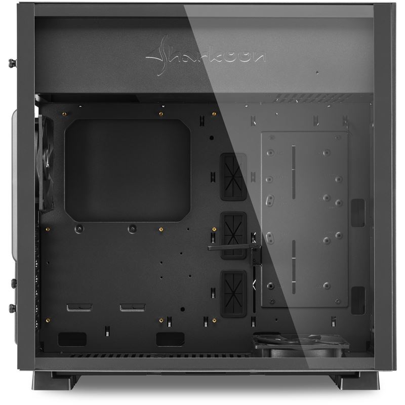 Sharkoon Pure Steel RGB mit Sichtfenster Midi Tower ohne Netzteil schwarz
