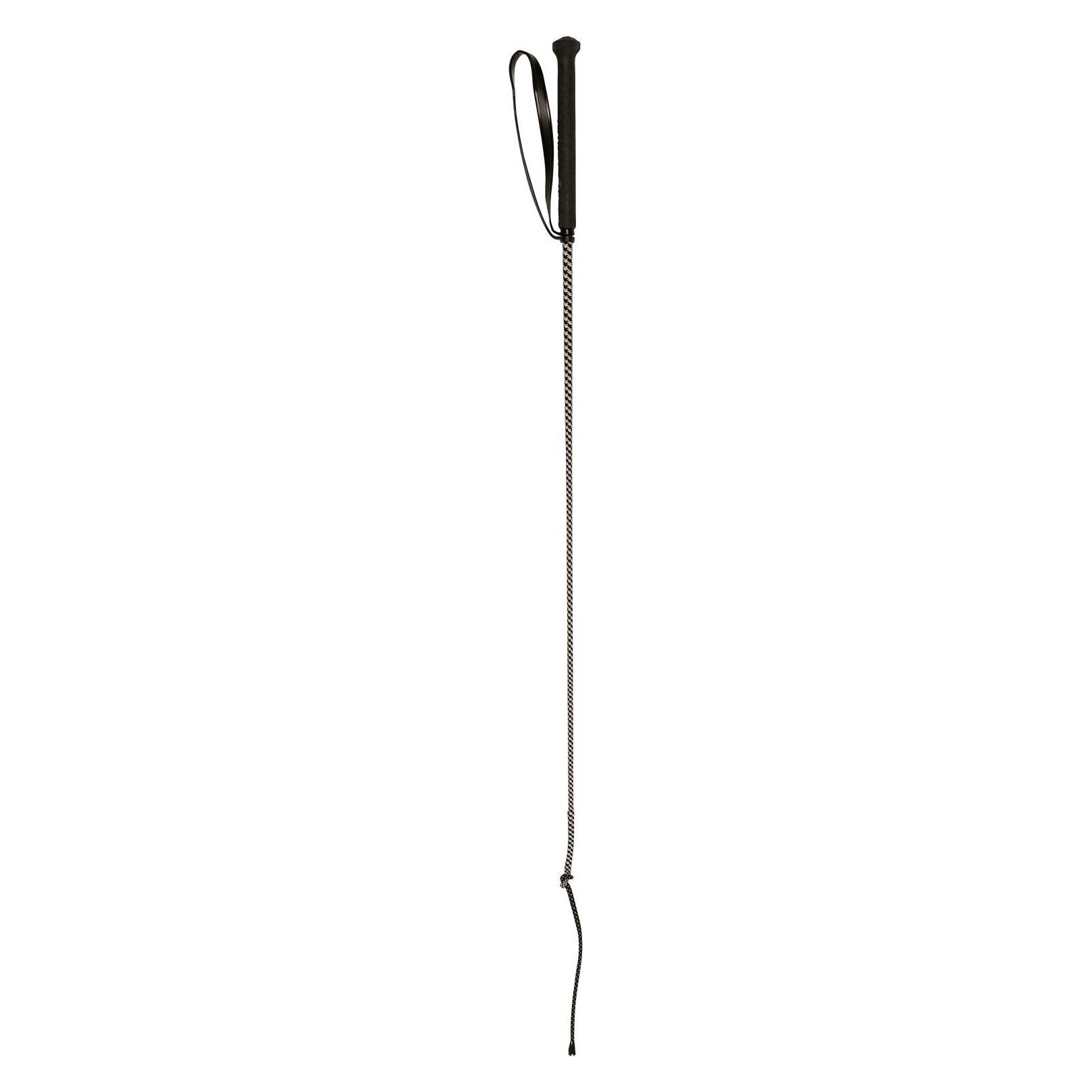 Kerbl Covalliero Springgerte mit Klatsche schwarz-Silber, Grösse:65 cm (3226283)
