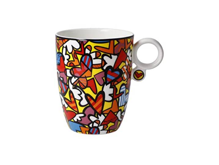 Goebel Romero Britto Becher Künstlertasse 400ml All WE Need is Love Porzellan