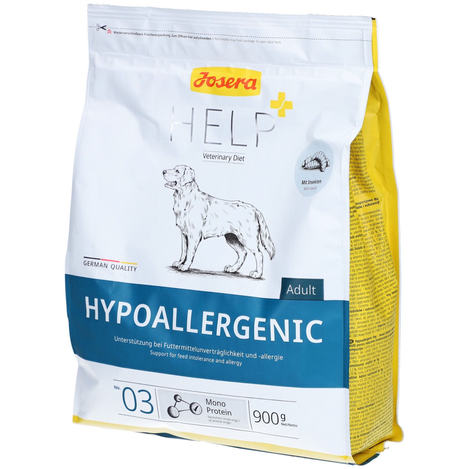 Josera Hypoallergenic Dog dry 0,9 kg 900 g Futter