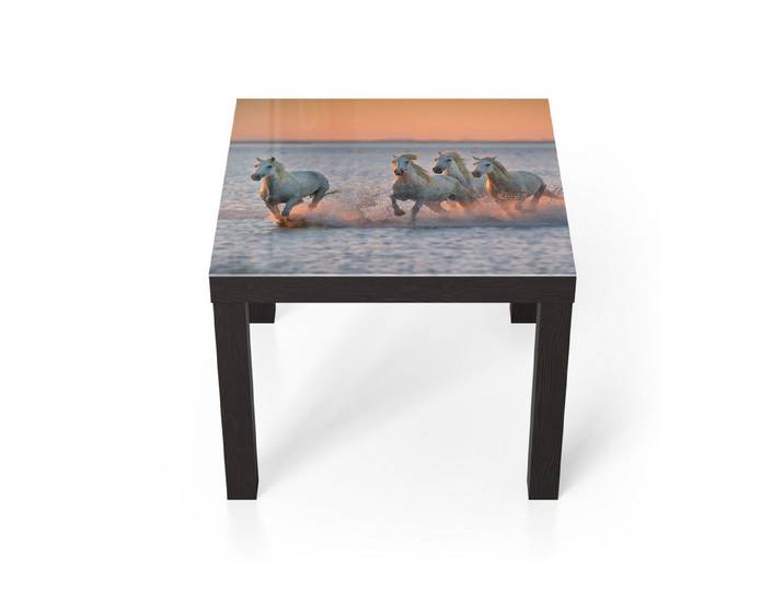 DEQORI Couchtisch 'Abendliche Freiheit', Glas Beistelltisch Glastisch modern