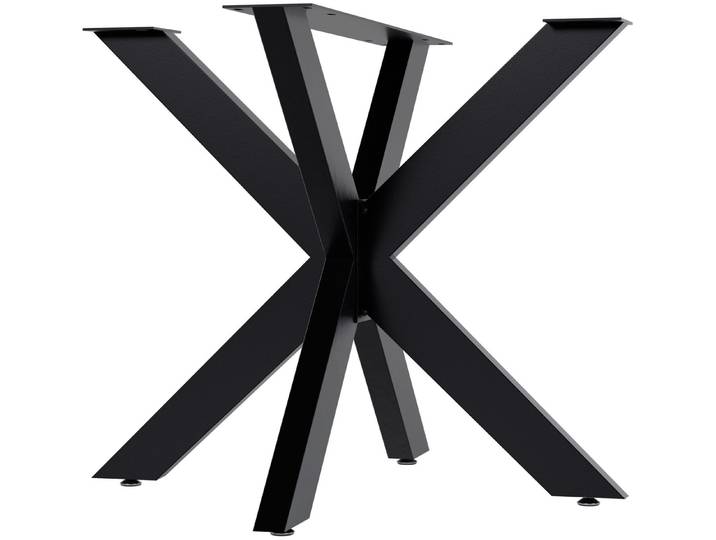 furnicato Tischbein Tischbeine Hardwick 85x85x71 cm schwarz