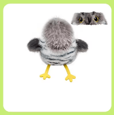 Inspire Picks USB Rechargeable Flying Bird Cat Toy With Chirping Sound And Touch Activation cuckoo