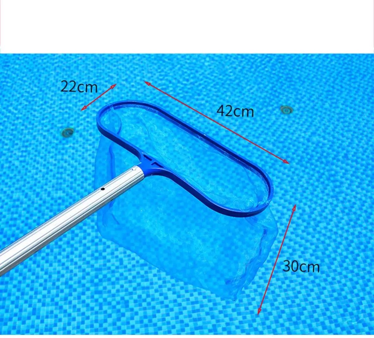 INF Tiefer Laubkescher - Standard-Feinmaschiger Pool Skimmer (Stange nicht enthalten)