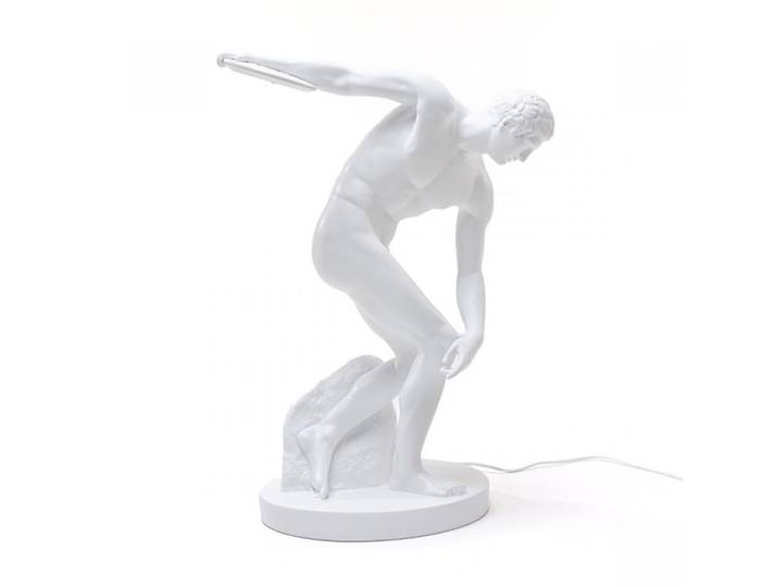 SELETTI lampe de table DISCOBOLUX LAMP (Blanc - Résine)