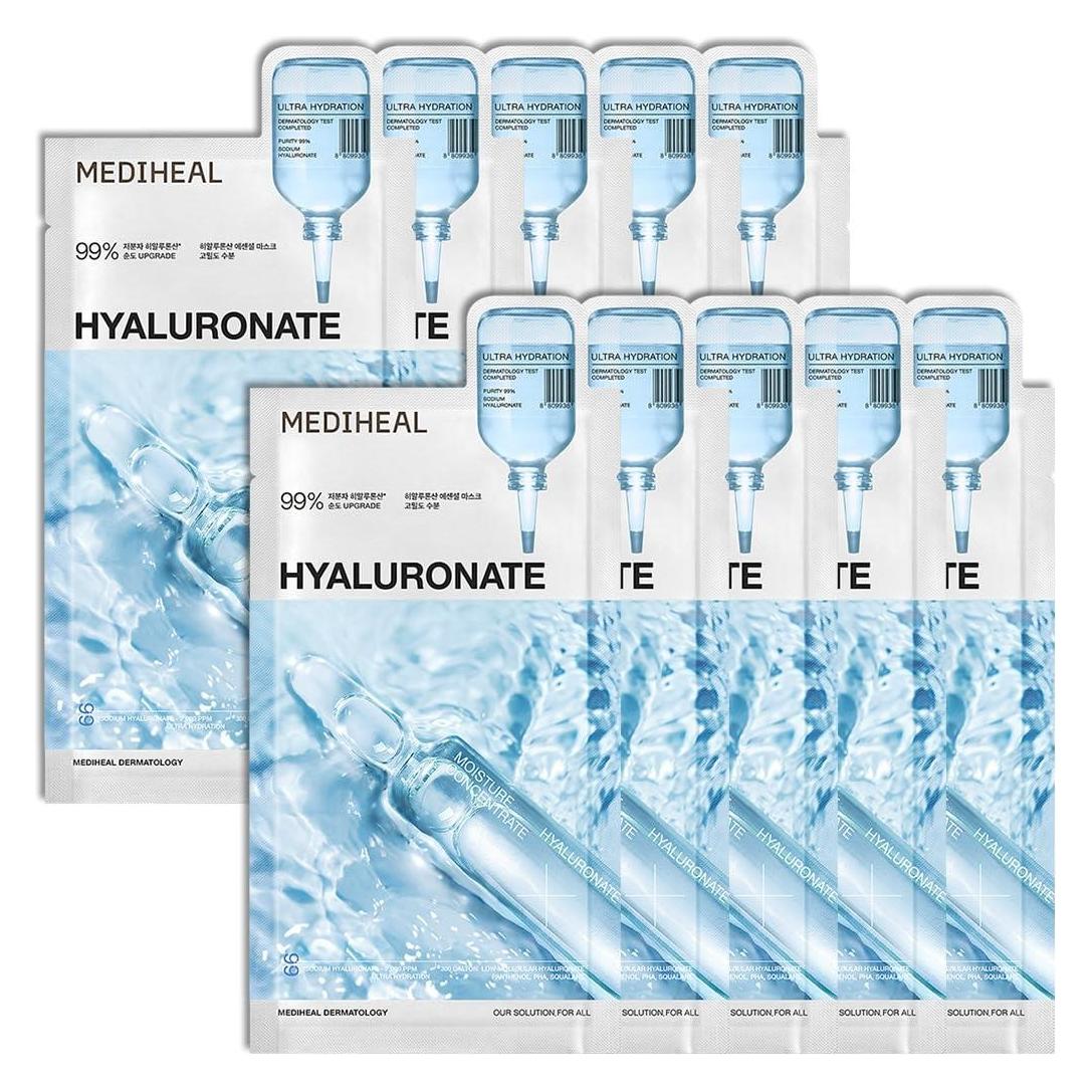 Mediheal - Hyaluronate Essential Mask - Ultra Hydration - 10 pcs. (340 g) (MEH-00039)