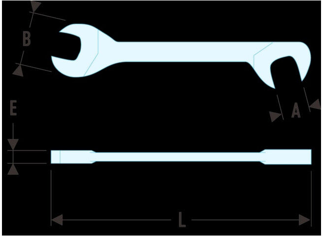 Facom Clé plate