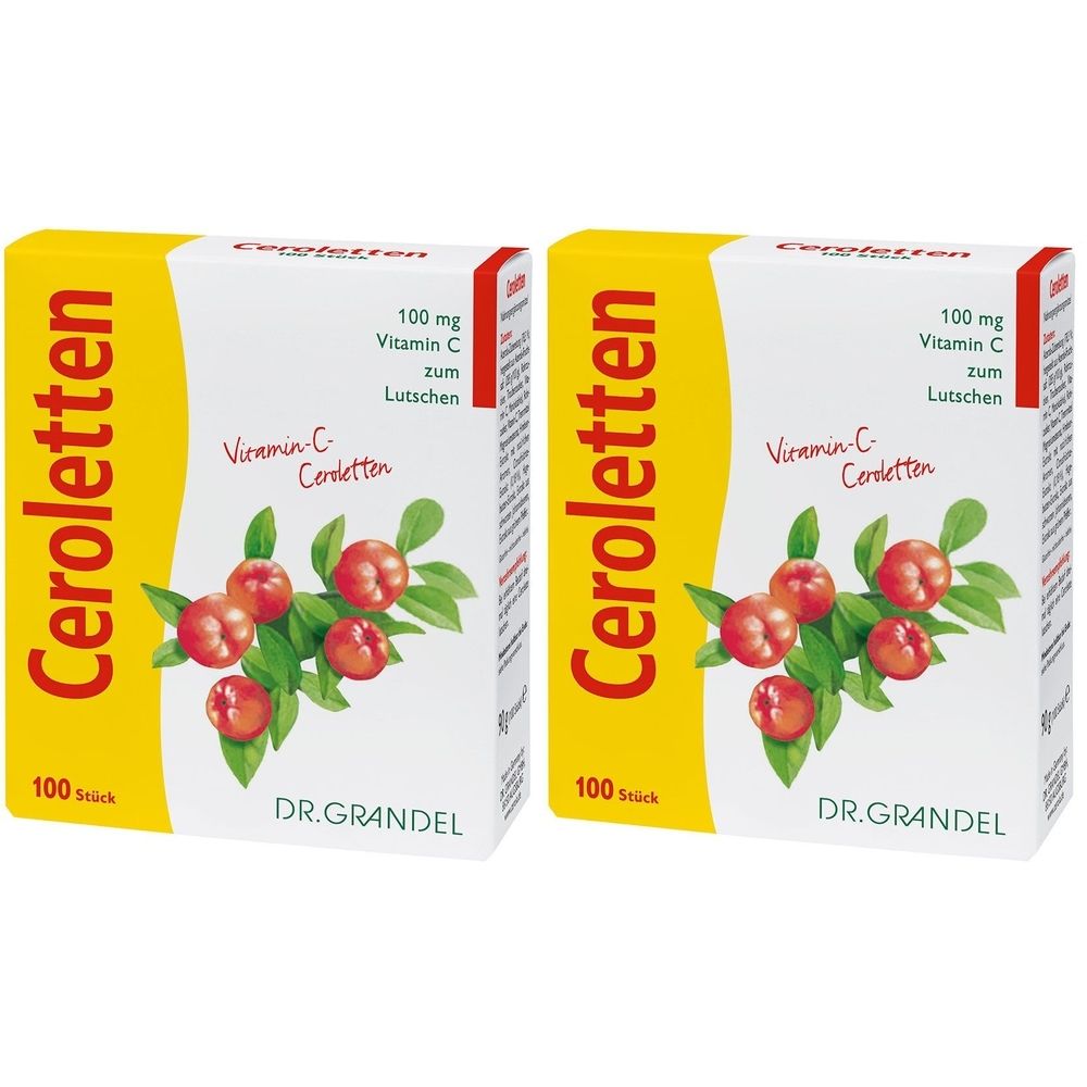 Ceroletten Grandel Lutschtabletten 2x 2x100 St