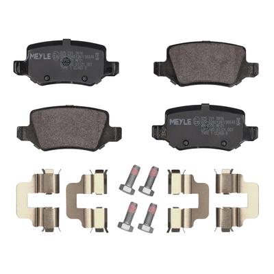 MEYLE Bremsbelagsatz, Scheibenbremse -ORIGINAL Quality 025 231 3814 Hinterachse für Mercedes