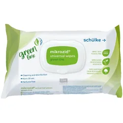 Schülke Flächendesinfektion mikrozid universal p wipes free line 114 St.