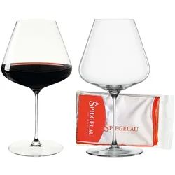 Spiegelau Definition Burgunderglas 960 ml 2er Set + Poliertuch