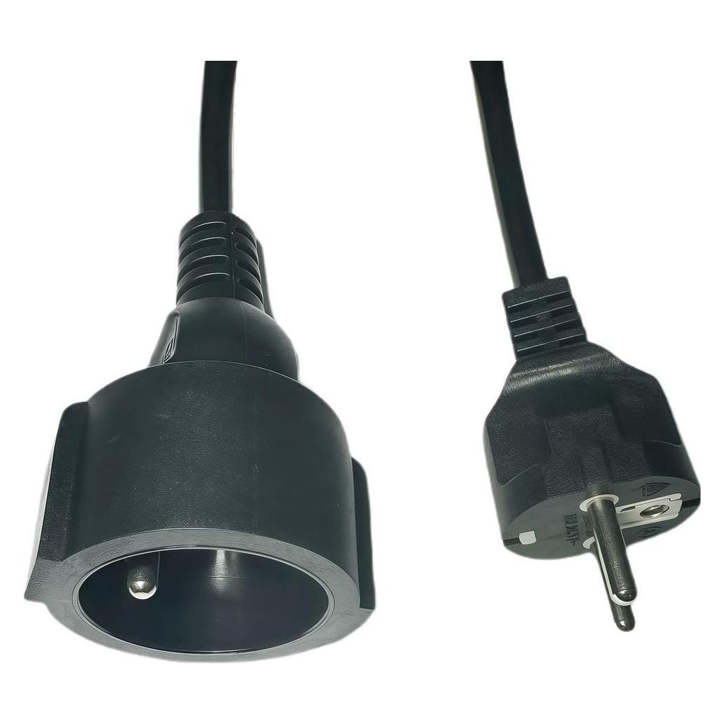 MicroConnect Power Extension Cord EU to FR (5 m, CEE 7/5) (MC-PE0500FRB)