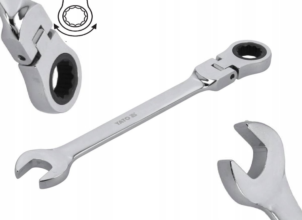 Yato Ringsleutel met Ratel en Cardan 19mm - CrV