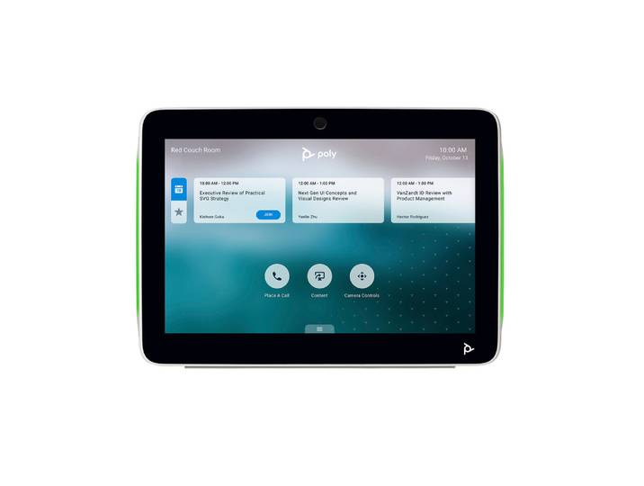 HP Poly TC10 White Touch Controller, Blanc, 25,6 cm (10.1'), 1280 x 800 pixels, PoE, 260 mm, 184 mm 875J5AA