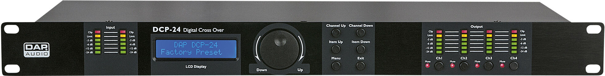 DAP Audio Dcp-24 Mkii 4-Kanal-Digital-Crossover