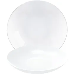 6 x Coup-Suppenteller ohne Fahne Diwali, Durchm. 19 cm, weiß,tief, von Arcoroc