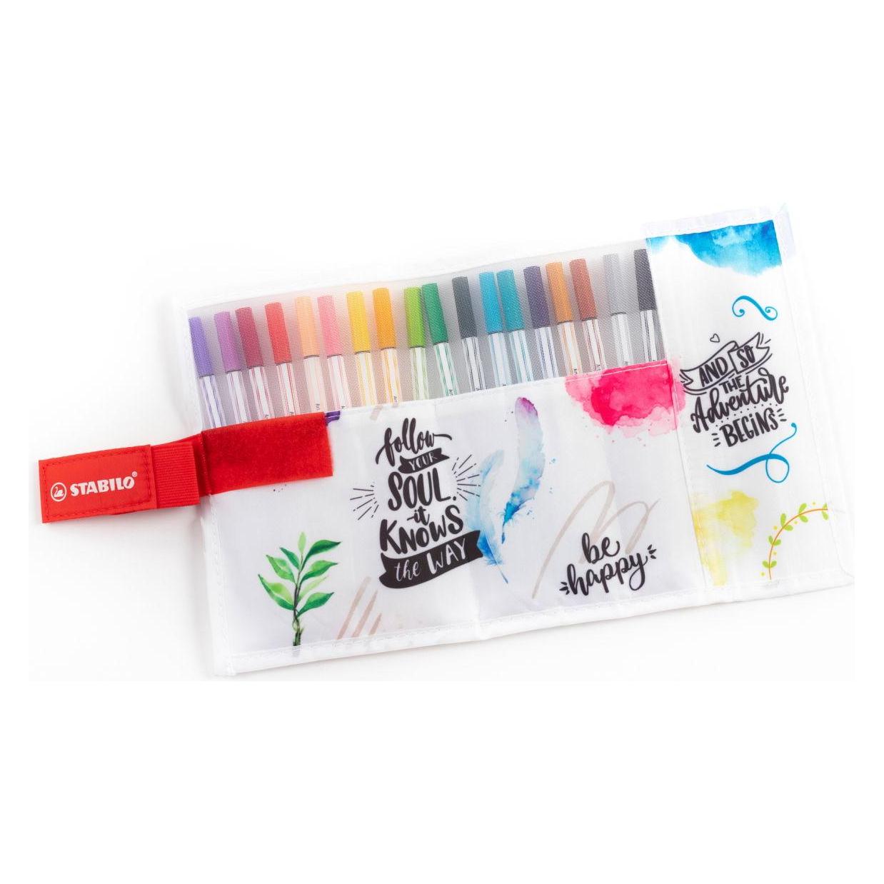 Stabilo Pack 18 Stift 68 Pinsel Farben (68x) (IT568/18-41)