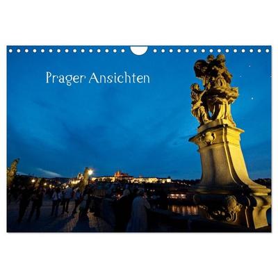 Prager Ansichten (Wandkalender 2027 DIN A4 quer), CALVENDO Monatskalender