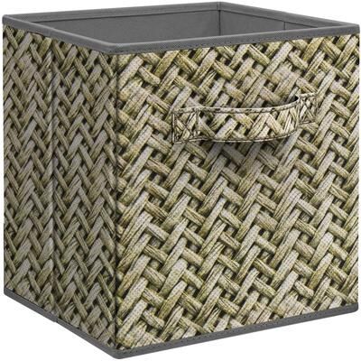 "Sorbus 11"" Foldable Storage Cube Basket - Single Pack - 10.5"" L x 10.5"" W x 11"" H"