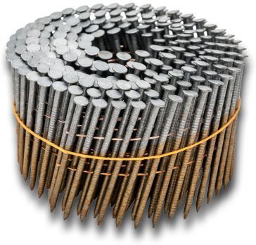 Kicloutou Pointes 16° 2.5x70 mm ACIER crantées - rouleau de 300 clous