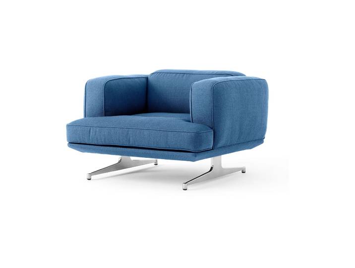 &Tradition Inland AV21 Sessel Vidar 733-polished Aluminium