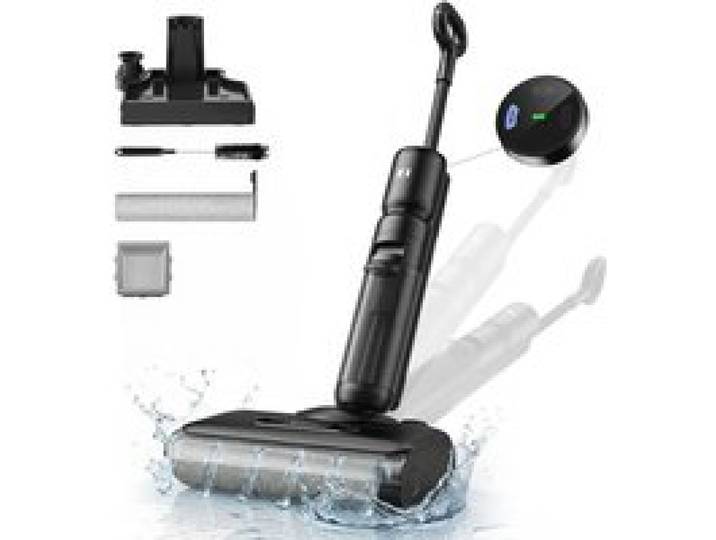 Aspirateur Laveur Sans Fil-Redroad H13- 23000Pa Autonomie 75min Auto-Nettoyage Anti-Enchevêtrement Écran OLED pour Sols Durs-Noir