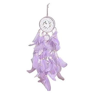 Cover-Discount DIY Bastel-Set Traumfänger Dreamcatcher basteln violett (SUZYDYI03)