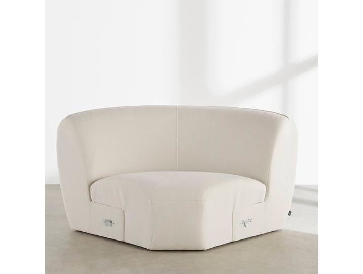 Angle pour canapé modulable beige