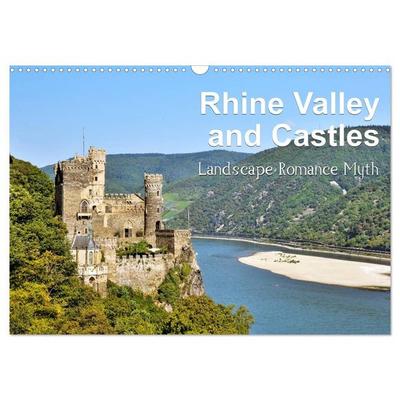 Rhine Valley and Castles (Wall Calendar 2027 DIN A3 landscape), CALVENDO 12 Month Wall Calendar