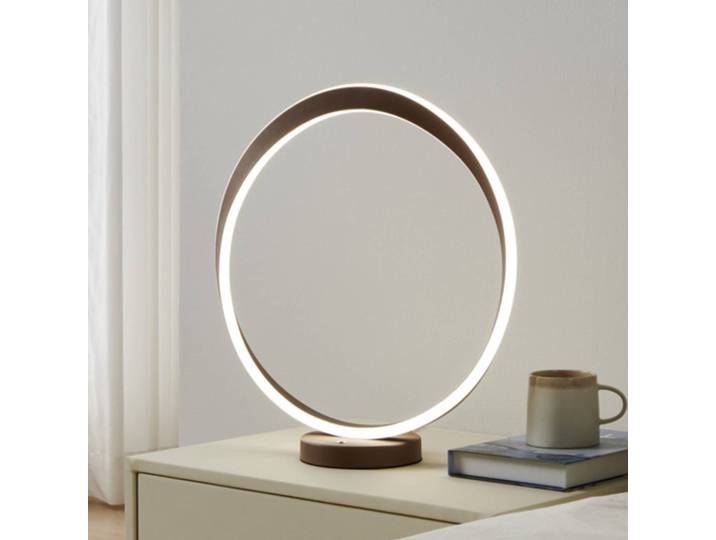 EGLO Tischlampe CAMEROTA, dimmbar, bronze / altmessing, für Wohn- / Esszimmer, Metall