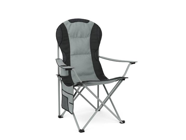 Campingstuhl CORA grau/schwarz
