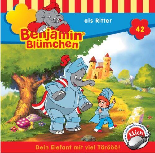 Benjamin Blümchen - Benjamin Blümchen - Folge 42: als Ritter [Audio-CD] - Preis vom 11.10.2026 03:10:56 h