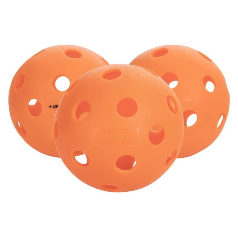Onix Pickleball Fuse Indoor Orange, 3er-Pack (2420)