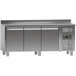 Tiefkühltisch - 1,8 x 0,7 m - 3 Türen mit Aufkantung - IDEAL