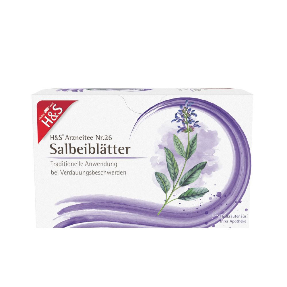 H&S Salbeiblätter Tee Filterbeutel 20x1,6 g