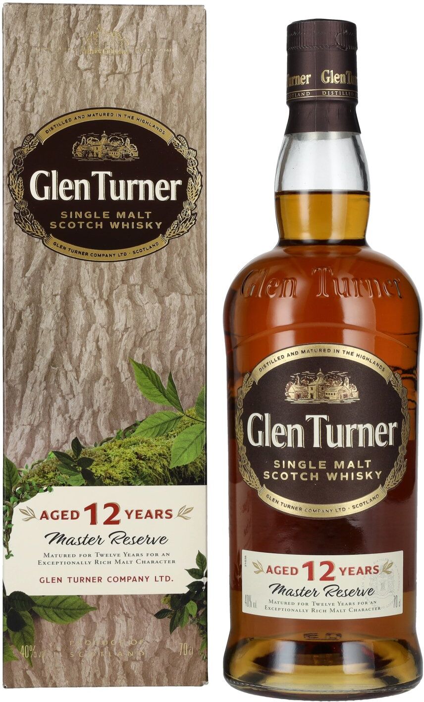 Glen Turner Whisky Glen Turner 12 Years Old Master Reserve Single Malt Scotch Whisky 40% Vol. 0,7l in Geschenkbox