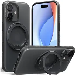 Torras Ostand R Fitness Series Iphone (Apple iPhone 17), Smartphone Hülle, Schwarz