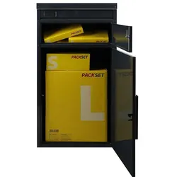 SafePost, Briefkasten, 65 TIAMAT Paketkasten anth. + 8 Schlüssel