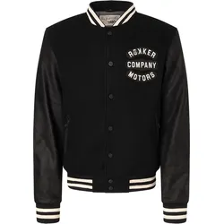 Rokker College Motorrad Leder-/Textiljacke