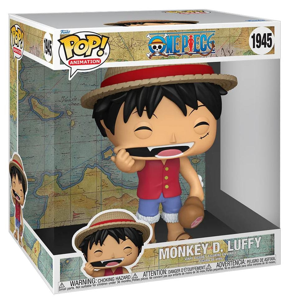 Funko POP! Super Groot One Piece Monkey D. Luffy Vinylfiguur 25 cm