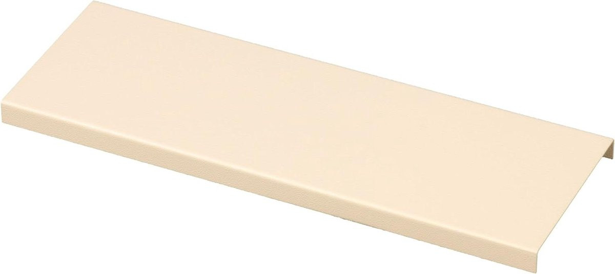 Gebroken witte opbergplank voor kastorganisatie