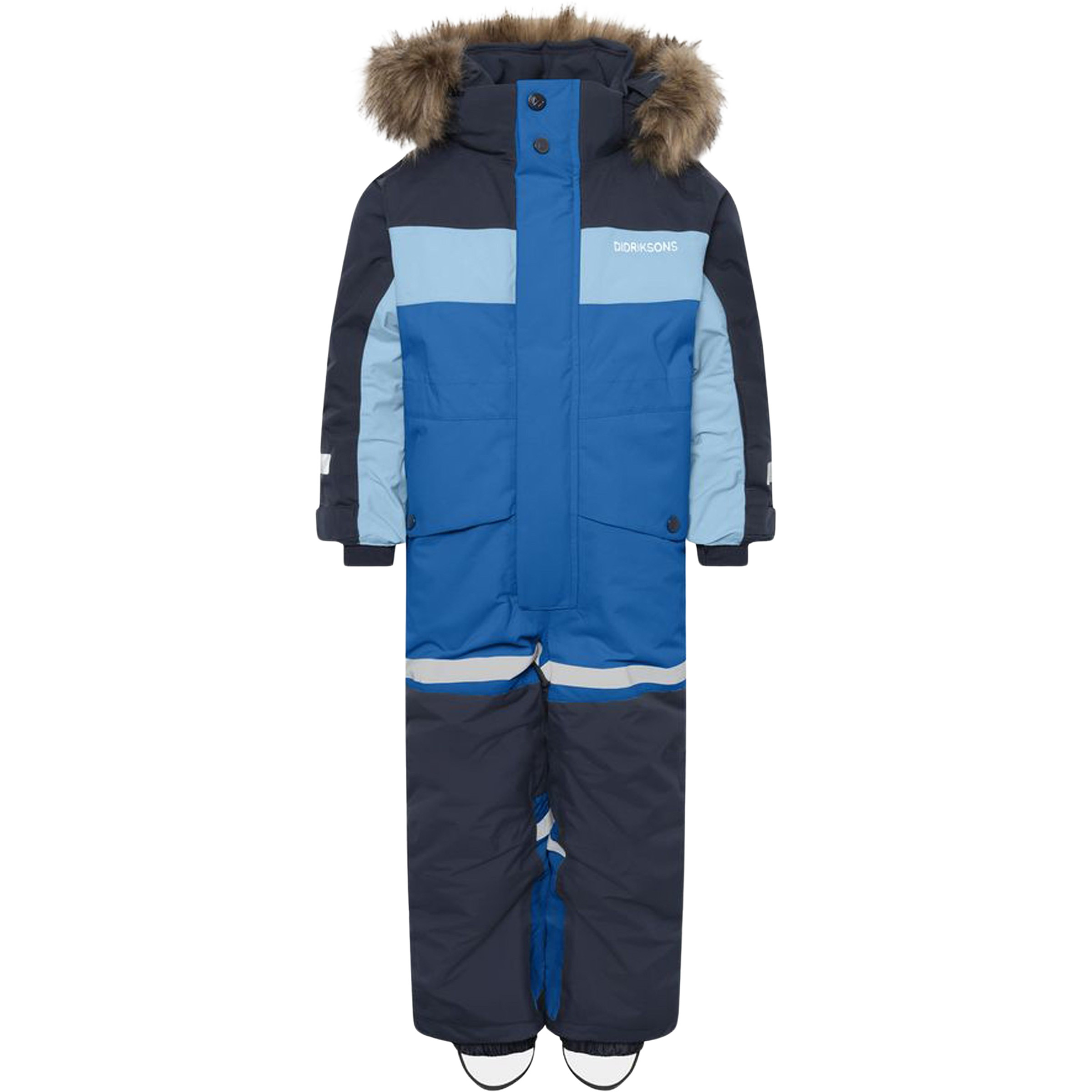 Didriksons Bjärven 5 Schneeanzug Kinder Overalls blau Größe 110 Lifestyle | Skifahren Wasserdicht