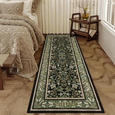 Garvee Farmhouse Botanical Floral Washable Area Rugs for Living Room