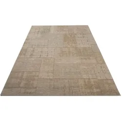 Vintage-Teppich Perugia Mischgewebe Soft Green 80 x 150 cm