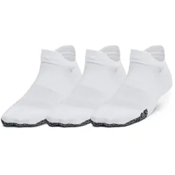 3er Pack UNDER ARMOUR Breathe No Show Tab Füßlinge Damen 100 - white/white/halo gray 0