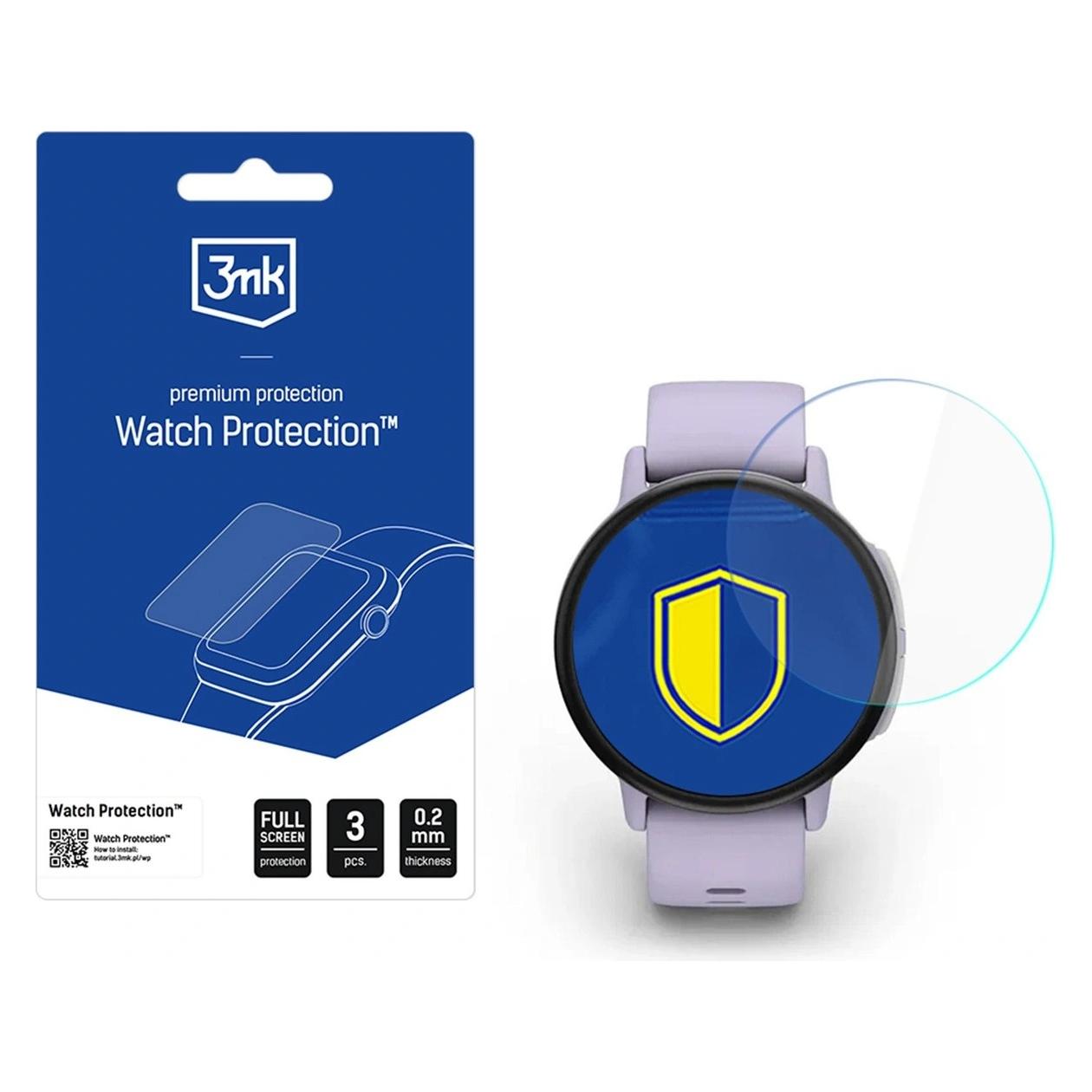3MK Watch Protection FlexibleGlass Hybridglas für das Smartwatch-Display für Garmin Bounce 2 (5903108686143)